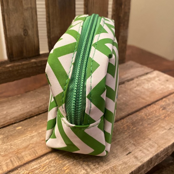 Monogram "S" Cosmetic Bags Set of 2, Blue & Green "S" Cosmetic Bags, Makeup Bags - Picture 12 of 16